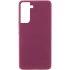 Чохол Silicone Case Lakshmi Premium на Samsung Galaxy S21 FE – Бордовий / Plum. Фото 1 з 3