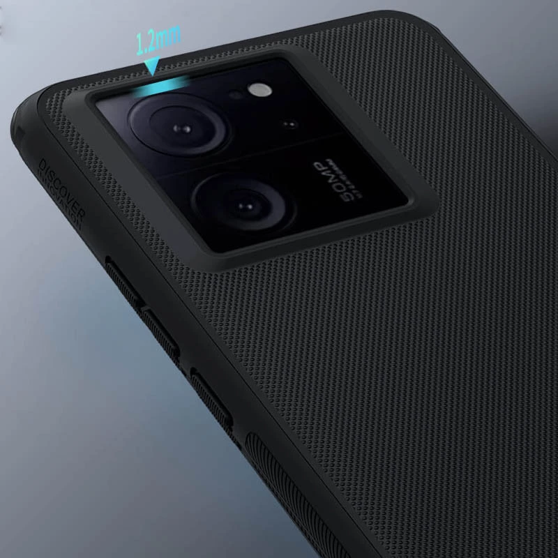 Пластикова накладка Nillkin Pro на Xiaomi 13T Pro – Чорний / Black. Фото 8 з 8