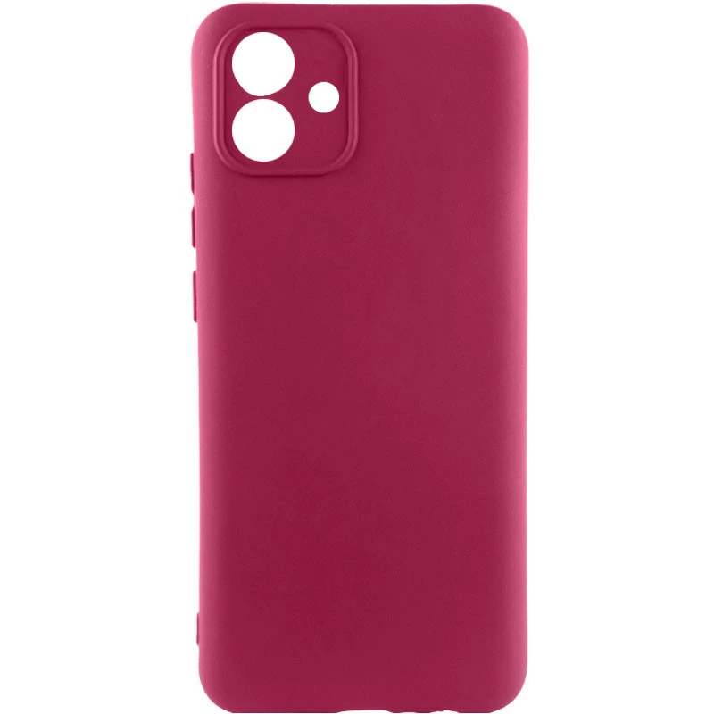 Чохол Silicone Cover Ummi Lakshmi Full Camera (AA) для Samsung Galaxy A04e – Бордовий / Marsala. Фото 1 з 2