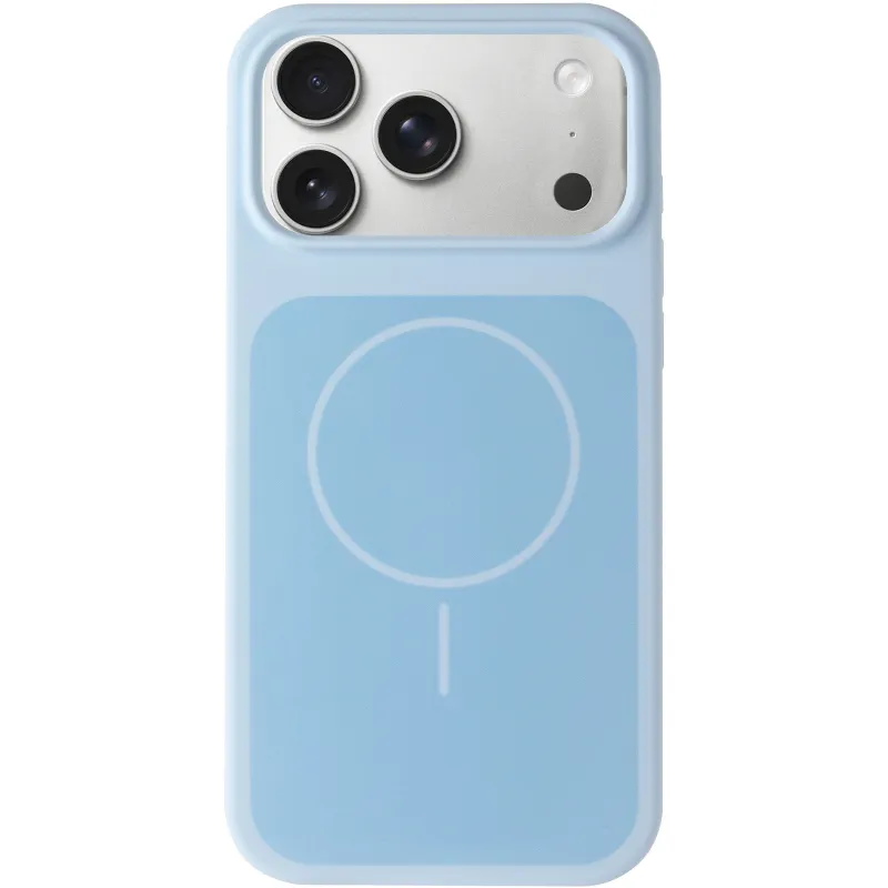 Чохол Silk Duo Color (AA) NO LOGO with Magnetic Fit для Apple iPhone 18 Pro Max – Sky Blue. Фото 2 з 5
