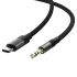 Аудіо кабель Aux Acefast J11 (Type-C to AUX 3.5mm plug) (1m) – Black. Фото 4 з 4