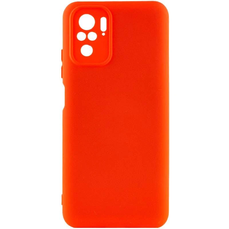 

Однотонний чохол з захистом камери Silicone Case на Xiaomi Redmi Note 10 / Note 10s (Червоний / Red)