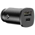 АЗП Baseus Square Metal PD 3.0 QC 4.0+ 30W USB + Type-C – Чорний. Фото 2 з 5