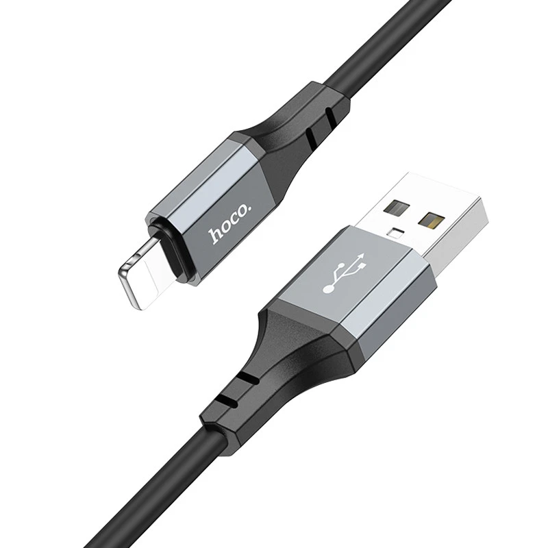 Дата кабель Hoco X86 Spear USB to MicroUSB (1m) – Black. Фото 2 з 4