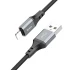Дата кабель Hoco X86 Spear USB to MicroUSB (1m) – Black. Фото 2 з 4