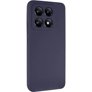 Чохол Silicone Case Lakshmi Premium із закритою камерою для Xiaomi 14T Pro — Темно-синій / Midnight blue