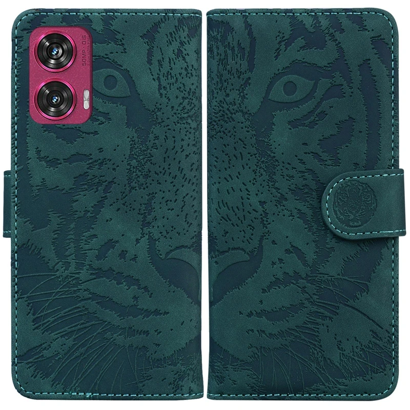 Шкіряний чохол-книжка Tiger для Samsung Galaxy A57 5G – Green. Фото 5 з 5