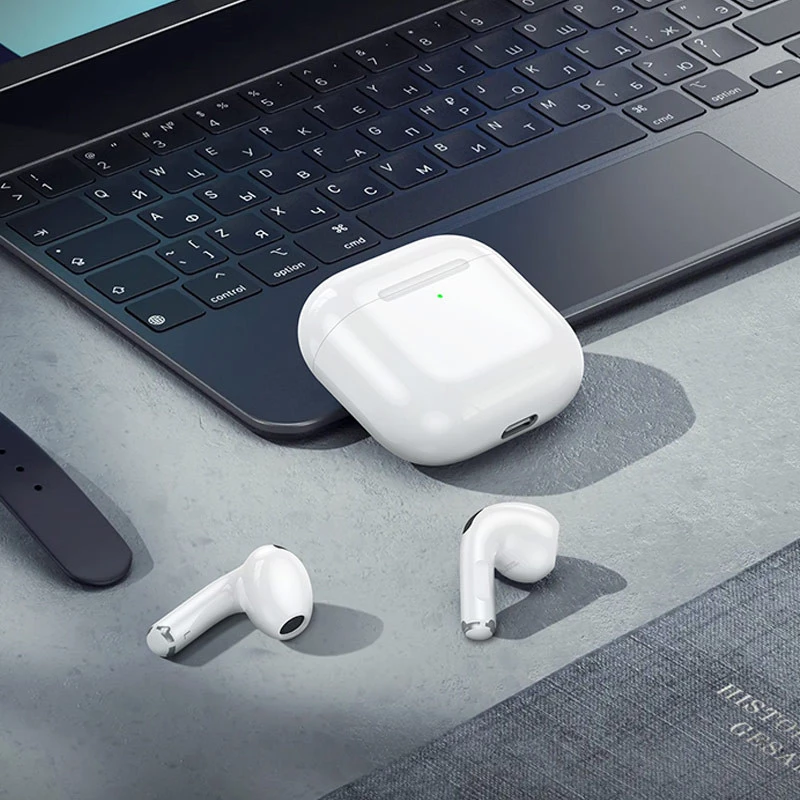 Бездротові TWS навушники BOROFONE BW83 – White. Фото 8 з 8