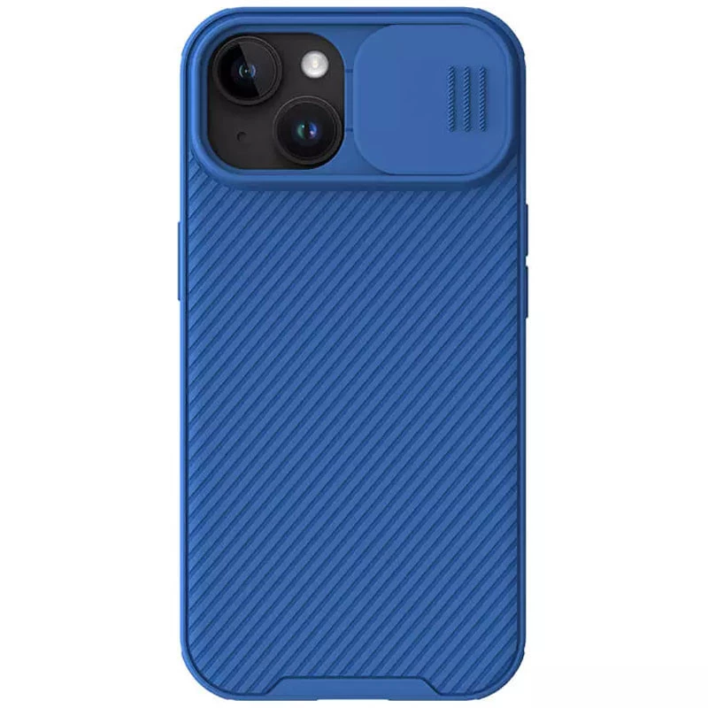 

Карбована накладка Nillkin Pro зі шторкою для камери на Apple iPhone 15 (6.1") (Blue)