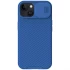 Пластиковая накладка Nillkin Pro со шторкой для камеры и магнитом для Apple iPhone 15 (6.1") – Blue. Фото 1 из 5
