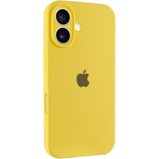 Чехол Silicone Case с защитой камеры для Apple iPhone 16 фото 1 из 8