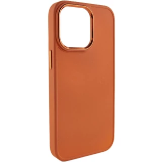 TPU чохол Bonbon з металевими кнопками на Apple iPhone 13 Pro Max (6.7") — Помаранчевий / Papaya