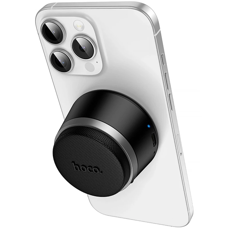 Bluetooth Колонка Hoco HC43 Surpass Mini Magnetic – Black. Фото 3 з 4