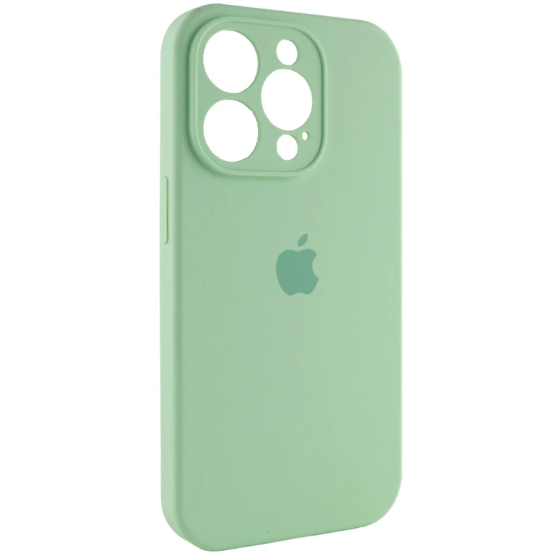 Чохол Silicone Case з захистом камери на Apple iPhone 14 Pro (6.1") – Зелений / Pistachio. Фото 3 з 7