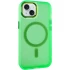 Цветной TPU+PC с MagSafe на Apple iPhone 15 (6.1") – Neon Green. Фото 3 из 13