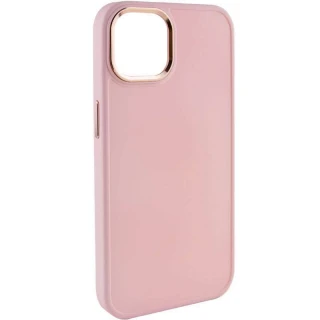 TPU чохол Bonbon з металевими кнопками на Apple iPhone 13 Pro Max (6.7") — Рожевий / Light pink