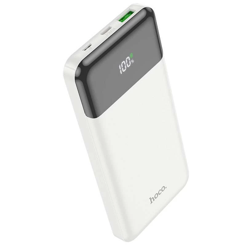 Портативний зарядний пристрій Power Bank Hoco J102 Cool figure PD20W+QC3.0 10000 mAh – White. Фото 2 з 4