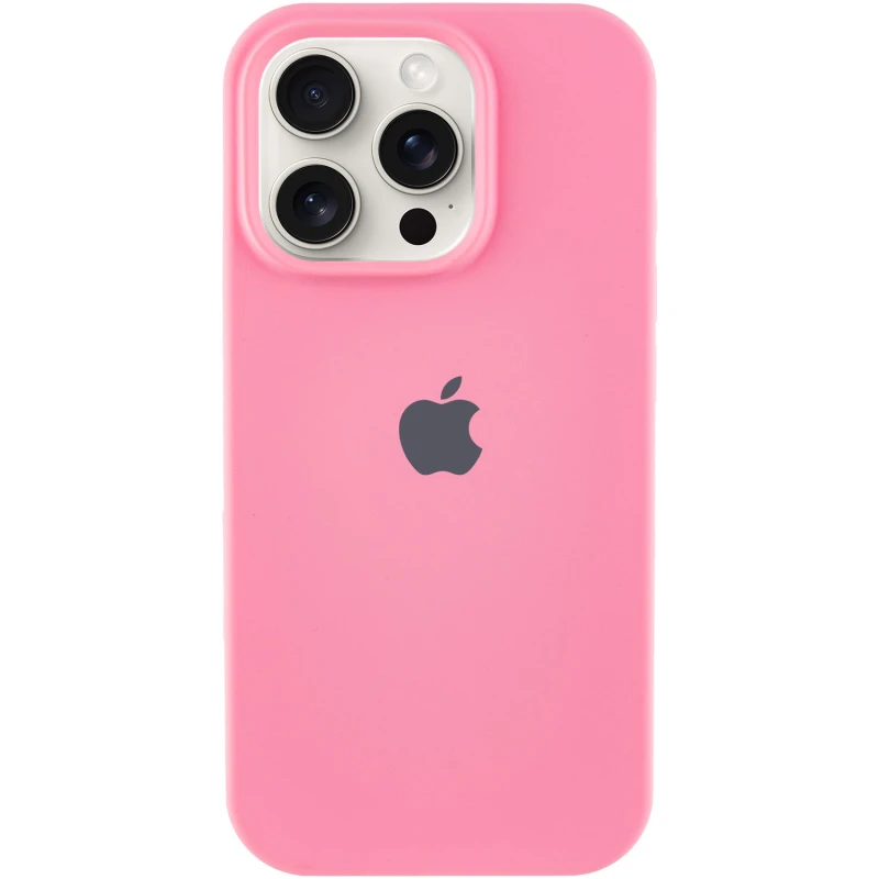 Чехол Silicone Case с закрытым низом для Apple iPhone 13 Pro Max (6.7") – Розовый / Pink. Фото 2 из 12