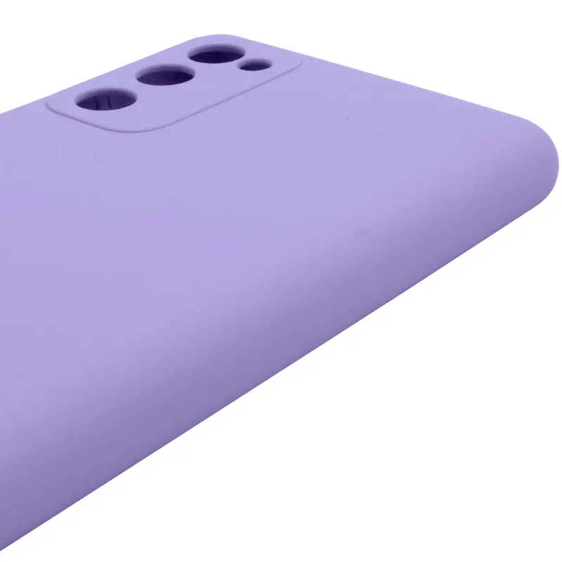 Чохол Silicone Case Lakshmi Premium із закритою камерою для Samsung Galaxy S20 FE – Бузковий / Dasheen. Фото 10 з 12