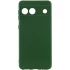 Чохол Silicone Case Lakshmi з закритою камерою на Google Pixel 6a – Зелений / Dark green. Фото 1 з 2