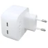 СЗУ 35W Dual Mini Power Adapter for Apple (2USB-C) (AA) (box) – White. Фото 2 из 3