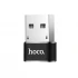 Перехідник Hoco UA6 OTG USB Female to Type-C Male – Чорний. Фото 2 з 8