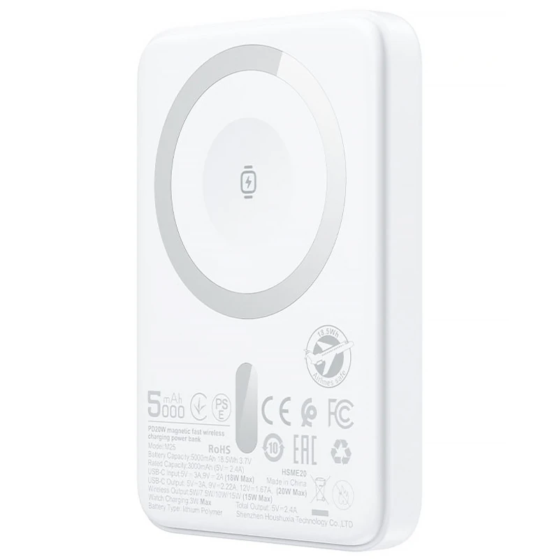 Портативное ЗУ Power Bank Acefast M25 20W с БЗУ+iWatch 5000 mAh фото 1 из 1