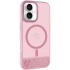 TPU+PC чохол Stand case для Apple iPhone 16 – Pink. Фото 2 з 7