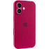 Чохол Silicone Case з захистом камери на Apple iPhone 16 Plus – Червоний / Rose Red. Фото 1 з 8