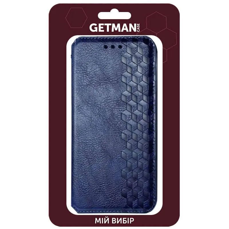 Чехол книжка GETMAN Cubic для Samsung Galaxy S20 FE – Синий. Фото 6 из 6