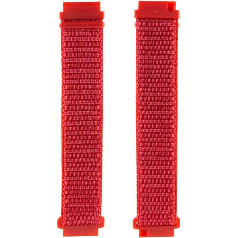 Ремінець Nylon для Xiaomi Amazfit / Samsung 22 mm – Червоний / Red. Фото 2 з 5