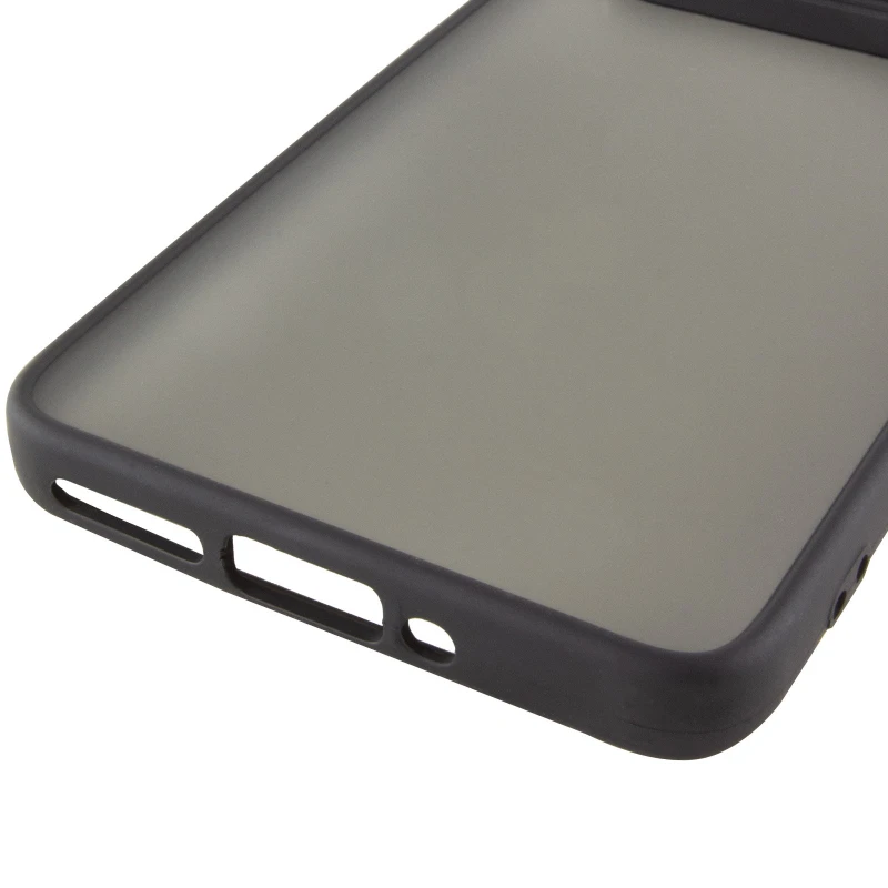 Чохол TPU+PC Lyon Frosted на Xiaomi Redmi Note 14 Pro 4G – Black. Фото 9 з 9
