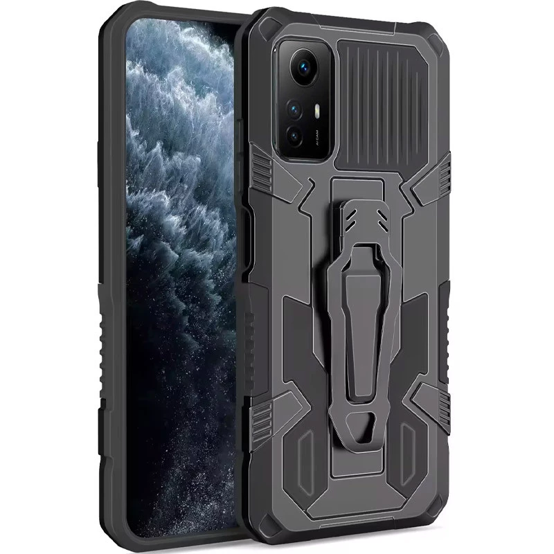 

Протиударний чохол Defender Clip на Xiaomi Redmi Note 12S (Black)