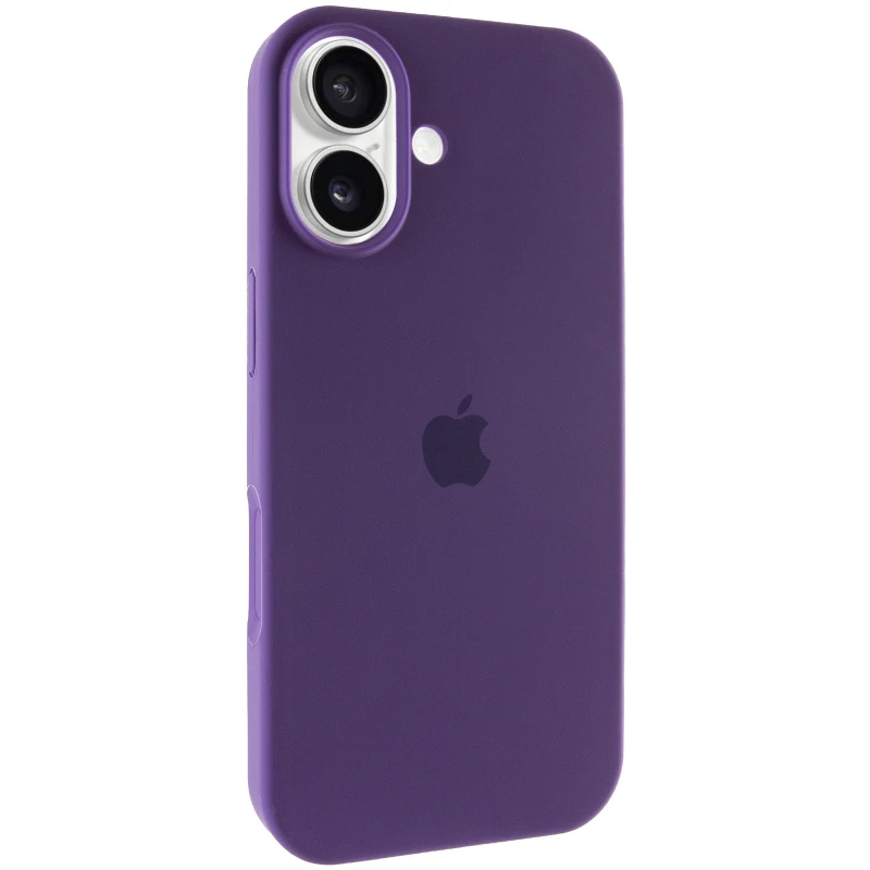 Чехол Silicone Case с закрытым низом для Apple iPhone 17 (6.3") – Фиолетовый / Amethyst. Фото 1 из 6