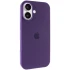 Чехол Silicone Case с закрытым низом для Apple iPhone 17 (6.3") – Фиолетовый / Amethyst. Фото 1 из 6