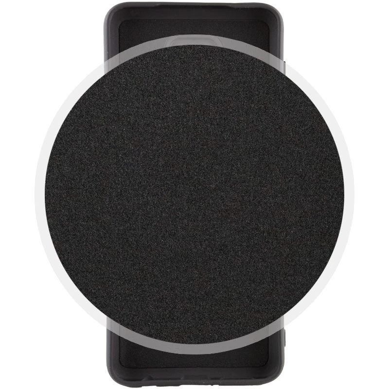 Кольоровий силіконовий чохол GETMAN із закритою камерою для Xiaomi Redmi Note 9 / Redmi 10X – Чорний / Black. Фото 2 з 5