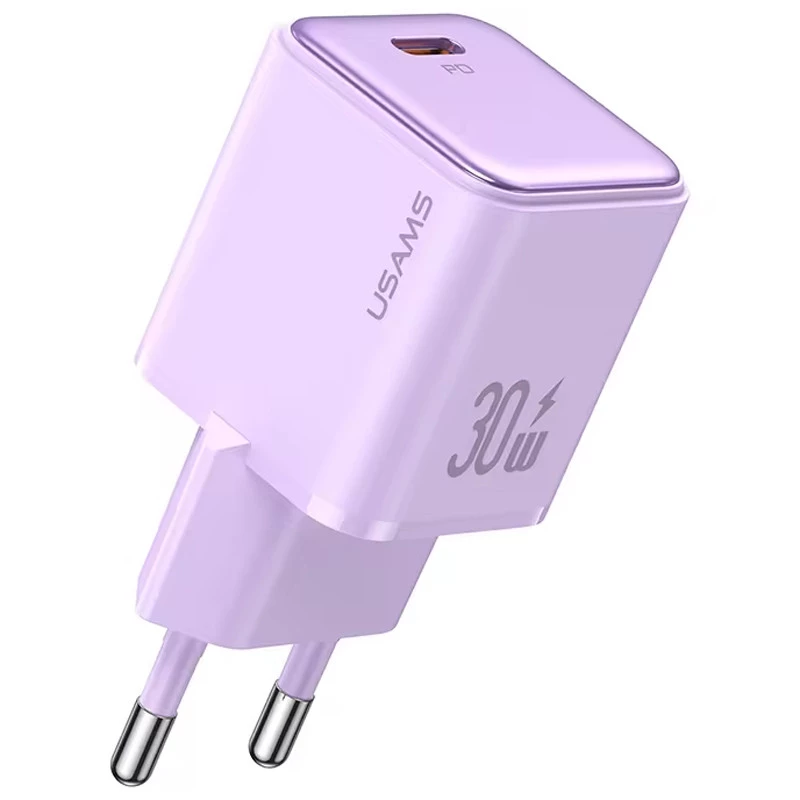 

СЗУ Usams US-CC186 PD30W 1C X-ron Series (Purple)