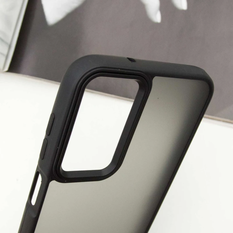 Чехол TPU+PC Lyon Frosted на Samsung Galaxy A18 – Black. Фото 4 из 6