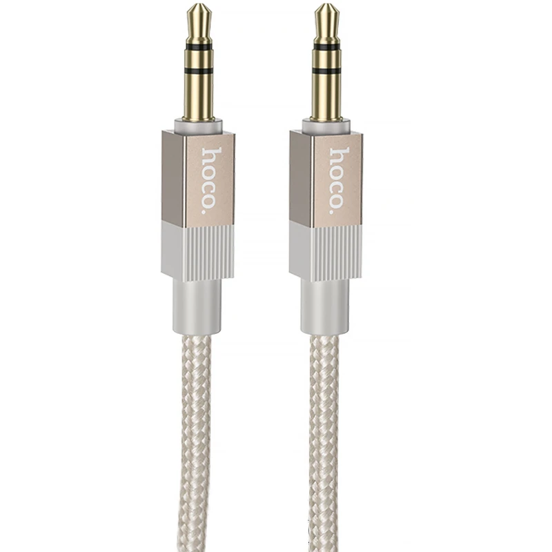 Аудио кабель Aux Hoco UPA32 Clever (1m) – Gold. Фото 1 из 4