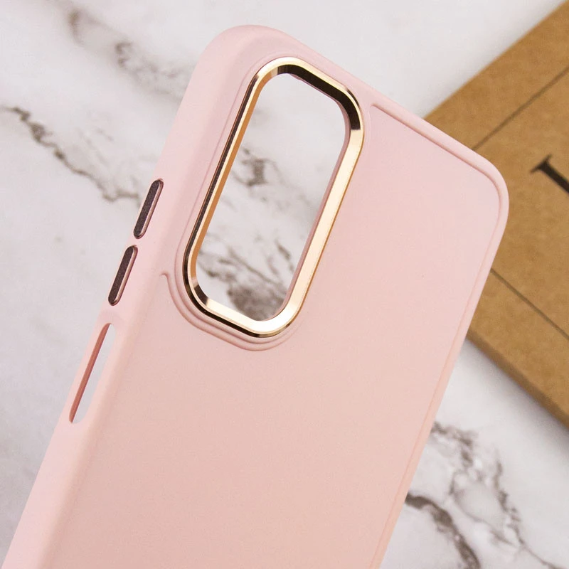 TPU чохол Bonbon з металевими кнопками на Samsung Galaxy A14 4G/5G – Рожевий / Light pink. Фото 5 з 5