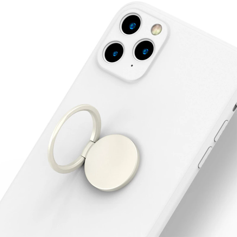 Тримач кільце для телефону Ring Metal – White. Фото 2 з 3