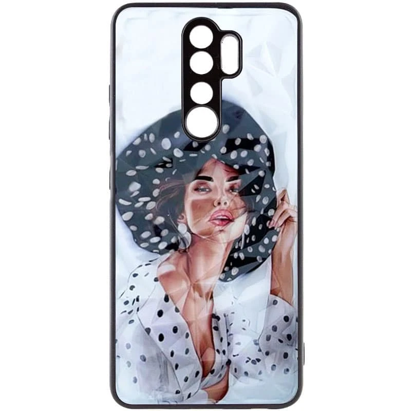 

Скляний чохол Prisma Ladies на Xiaomi Redmi 9 (Girl in a hat)