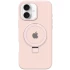 Силіконовий чохол Full Protective з кільцем-тримачем Apple iPhone 16 Plus – Pink. Фото 2 з 5