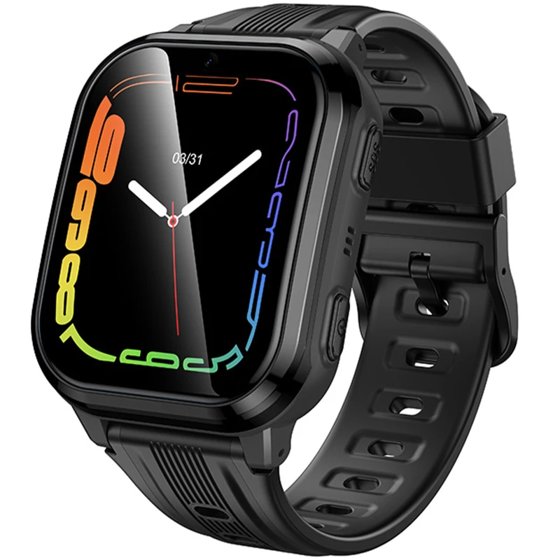 Дитячий cмарт-годинник Hoco Y108 4G with call function – Black. Фото 1 з 3