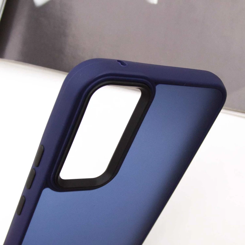 Чехол TPU+PC Lyon Frosted на Samsung Galaxy A15 4G/5G – Синий / Navy Blue. Фото 7 из 12