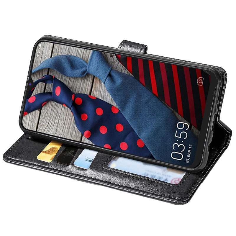 Чохол-книжка GETMAN галант на TECNO Spark 6 Go – Чорний. Фото 3 з 4