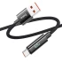 Дата кабель Hoco U125 Benefit 5A USB to Type-C (1.2m) – Black. Фото 3 з 6
