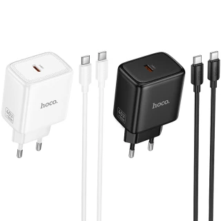 МЗП Hoco N83 Profit PD40W (1USB-C) + кабель Type-C to Type-C фото 1 з 1