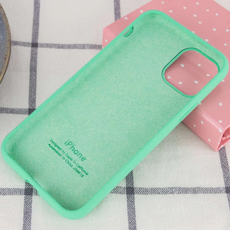 Чохол Silicone Case з закритим низом на Apple iPhone 11 (6.1") – Зелений / Spearmint. Фото 3 з 3