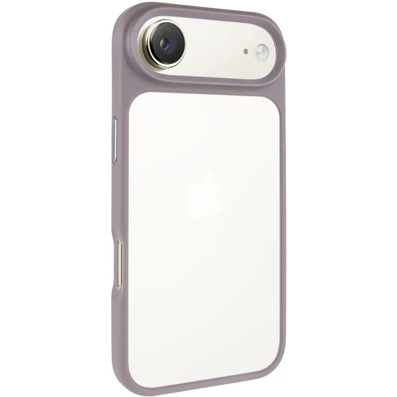 TPU+PC с металлическими кнопками для Apple iPhone 17 Air (6.5") – Серый / Grey. Фото 1 из 8